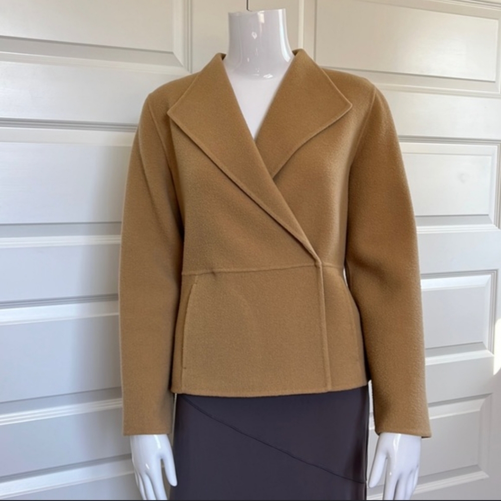 Eileen Fisher Acorn Asymmetrical Shaped Jacket